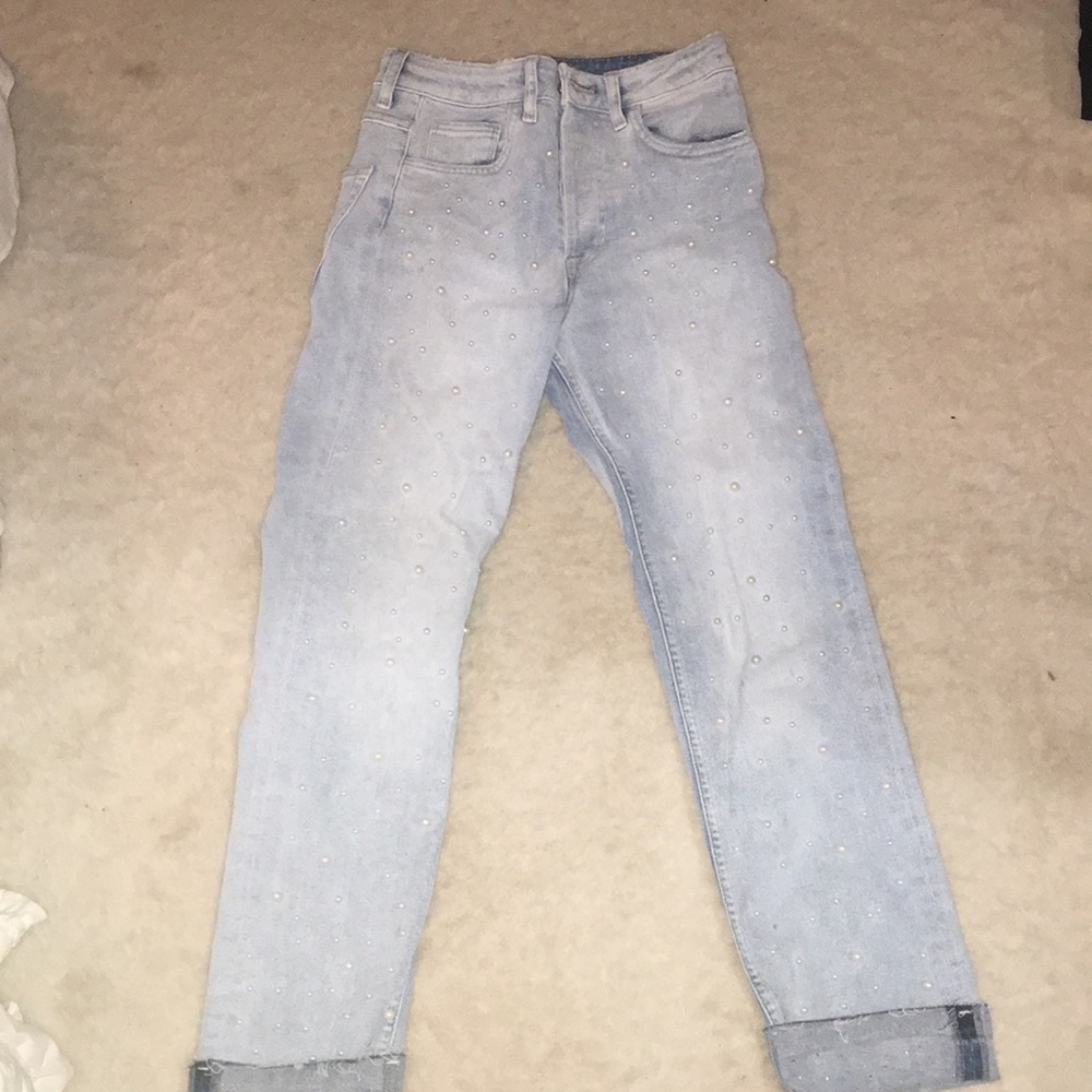 On trend blue jean